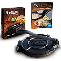 Tortillada – Prensa de Hierro Fundido para Hacer Tortillas + Recetas E-Book en Español (16cm)